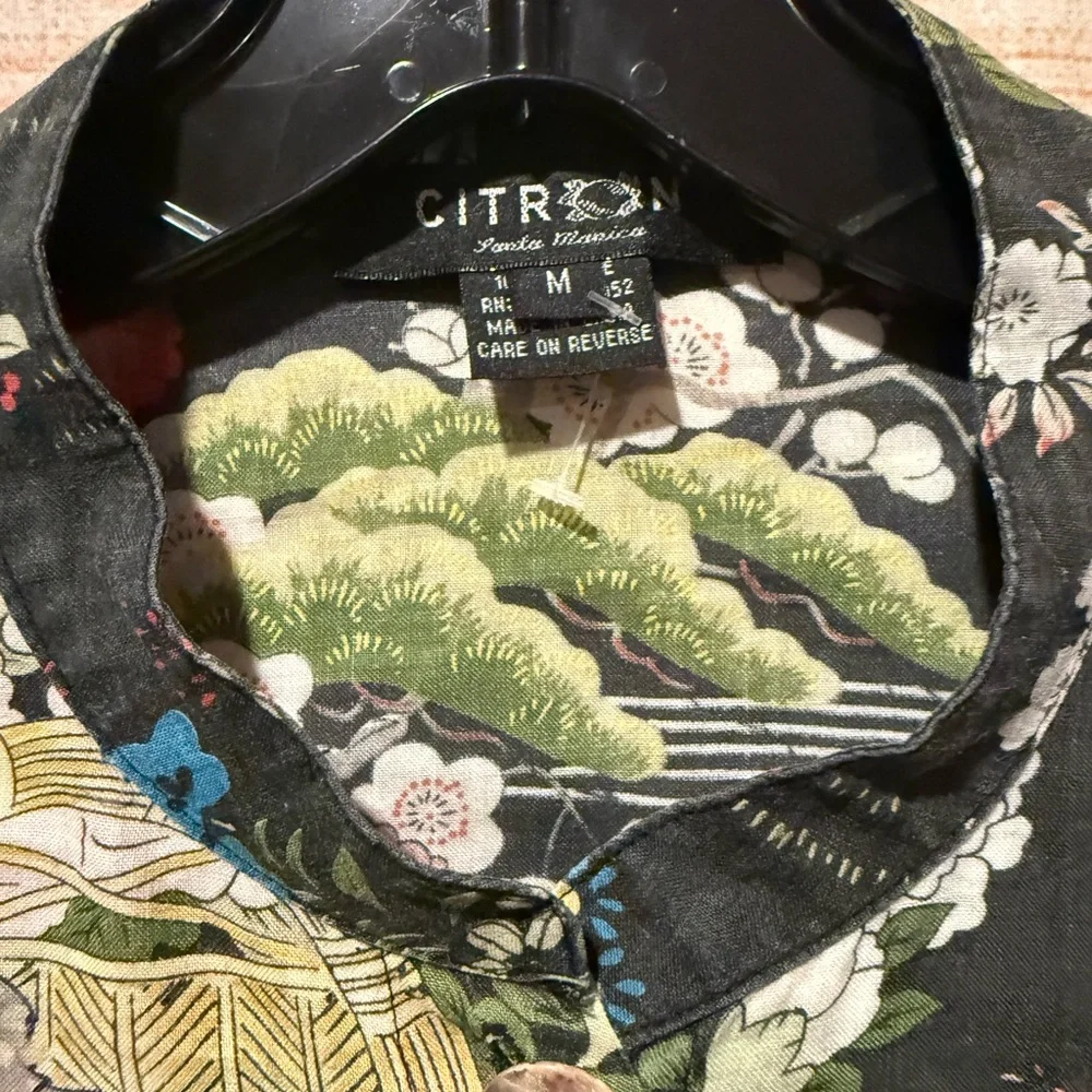 Citron Black Multicolor Floral Women's Jacket - Picture 2 of 5